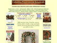 Tablet Screenshot of pinecones.com